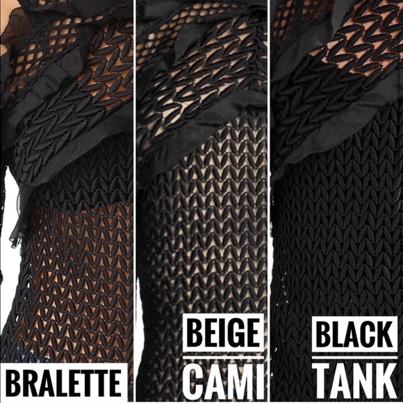 Self-Portrait | Cold shoulder ruffle black top - Picture 4 of 9